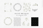Olive branch watercolor illustration, an Illustration by Angele Kamp (Thumbnail 8 of 13)