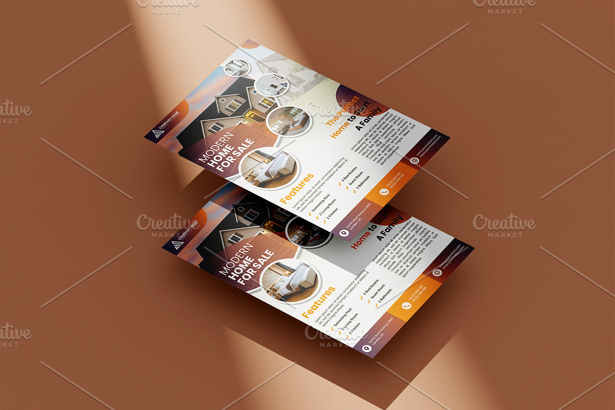 Creative Modern Flyer Template, a Flyer Template by MG Graphics (Photo 3 of 7)