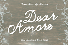 Dear Amore Handwritten Ink Font