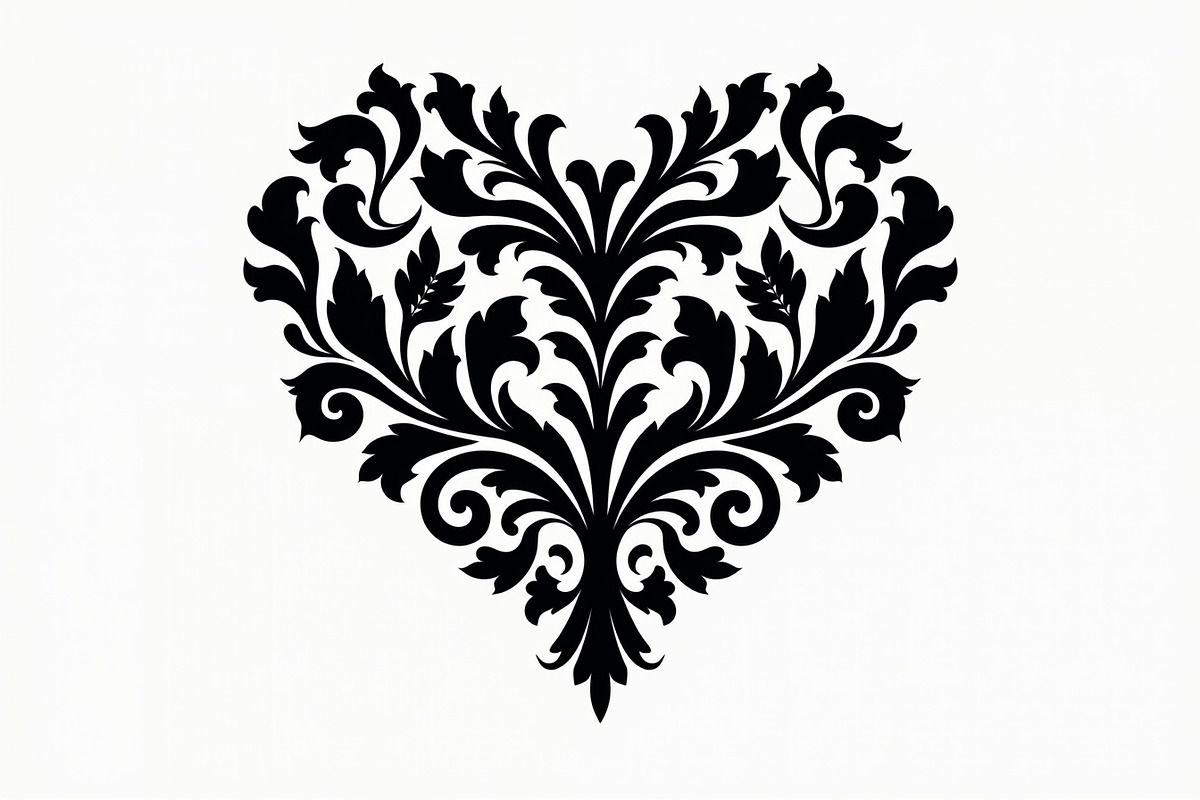 Romantic Lace Heart Clipart, an Illustration by Artivon (Photo 11 of 21)
