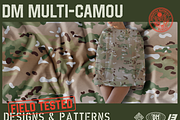 DM Multi-Camouflage Seamless Pattern, a Pattern Graphic by darkmatter_graphicworks (Thumbnail 1 of 3)