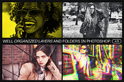 12 Photo Effect Templates, a Layer Style Add-On by iDoodle Studio (Thumbnail 4 of 6)