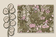 Green Camouflage Fairies Pattern, a Pattern Graphic by Lady Bruniere Design (Thumbnail 6 of 14)