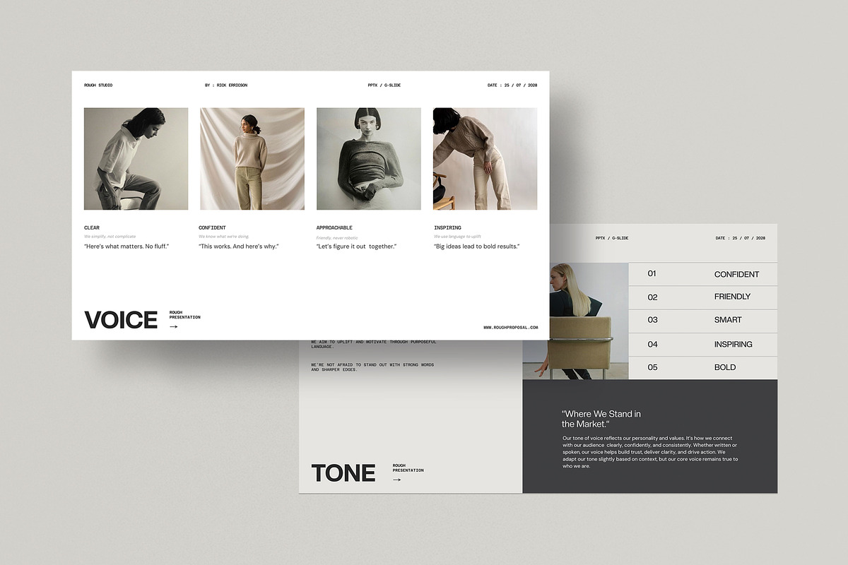 ROUGH Brand Blueprint Template preview 5