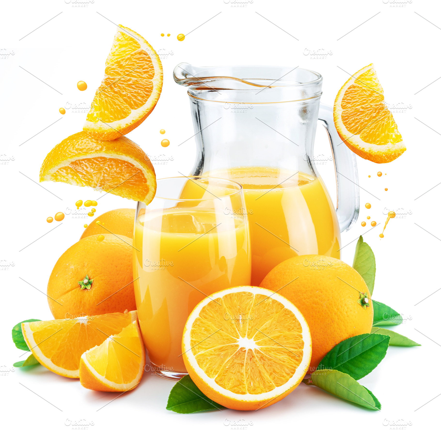 Yellow orange fruits and juice can, a Food & Drink Photo by Volff