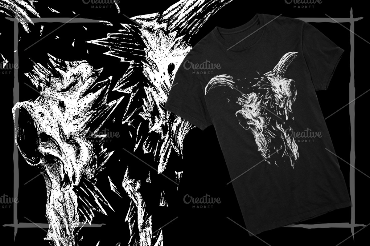 Gothic Art for Apparel & Merch, an Object Illustration by Design by sebrodbrick (Photo 8 of 14)