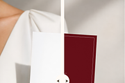 Handheld 5x7 Invitation Card Mockup, an Advertising Mockup by Serenefeeling (Thumbnail 5 of 7)