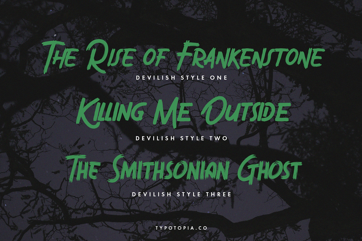 Devilish - The Font Trio preview 2