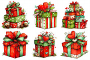 Valentine Gift Box Clipart, an Illustration by Daily.Designs (Thumbnail 3 of 8)