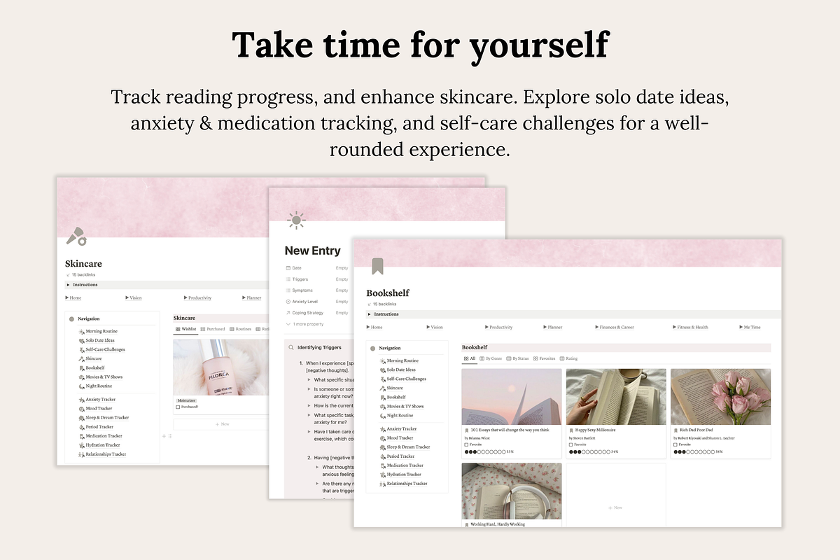 Notion Life Planner, a Templates & Theme by Planner 2 Success (Photo 7 of 10)