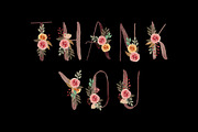 Floral Monogram Letters, a Decorative Illustration by wulano (Thumbnail 6 of 6)