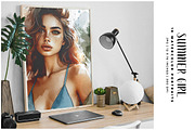 Summer Girl, a Person Illustration by Digital Art Creations (Thumbnail 6 of 8)
