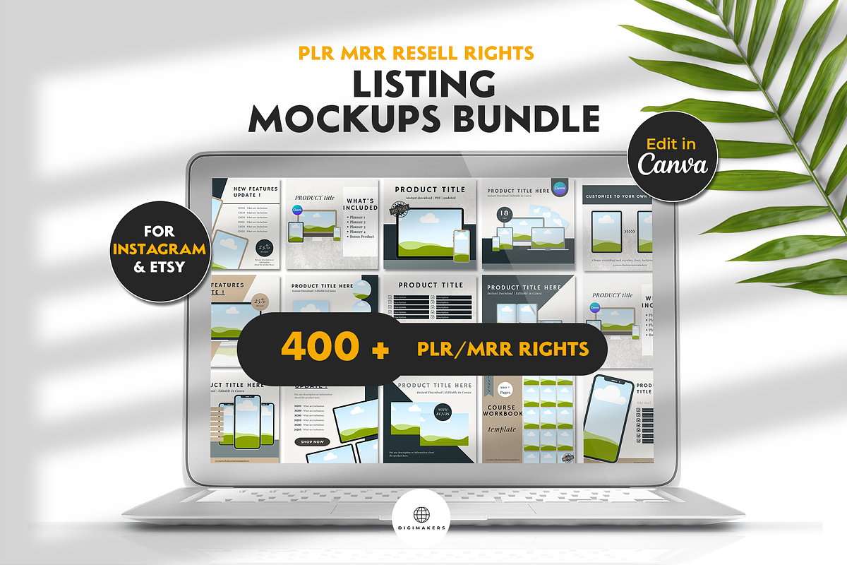 400+Etsy&Instagram Listing Mockups, a Device Mockup by Nina Shaw (Photo 1 of 9)