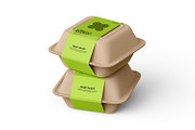 Takeout Kraft Container Mockup, a Packaging Mockup by Ram Studio LLC (Thumbnail 10 of 16)
