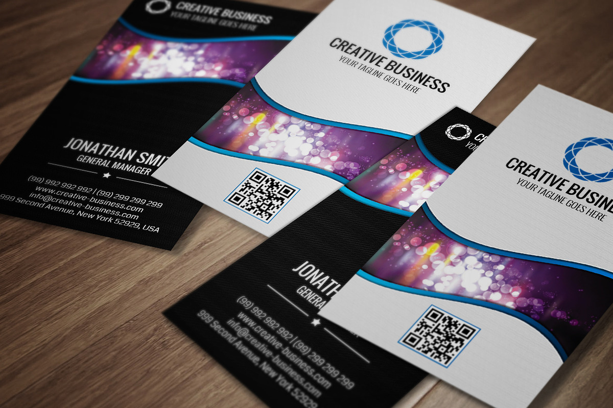 Modern Corporate Business Card CM021, a Business Card Template by annozio (Photo 1 of 4)