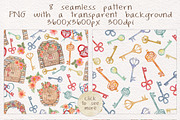 Watercolor Floral home. Cozy flowers, a Texture Illustration by antuanetto (Thumbnail 5 of 12)