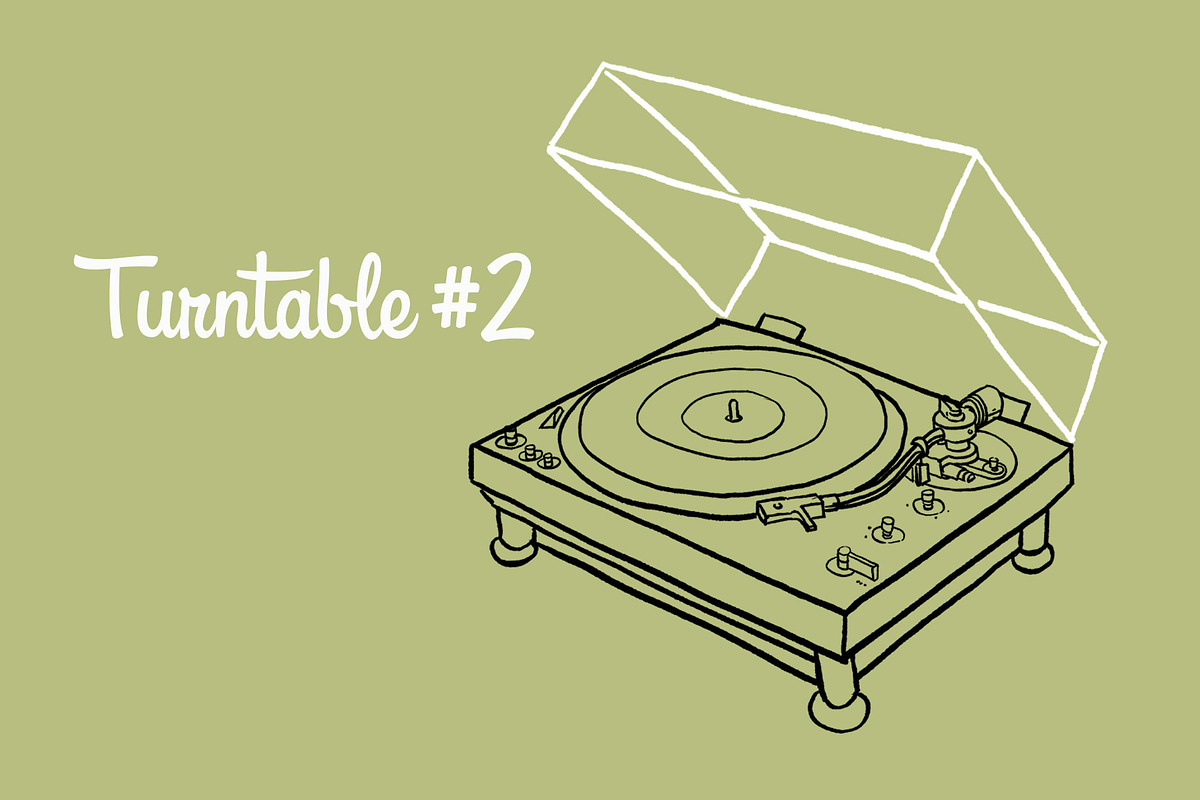Record player illustrations, an Illustration by Serifs & Whiskey (Photo 3 of 5)