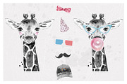 SAFARI BABIES watercolor set, an Animal Illustration by Natali Smolova (Thumbnail 3 of 8)
