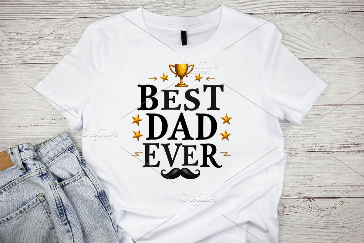 Best Dad Ever – Father's Day SVG, an Illustration by Awieee1 (Photo 2 of 4)