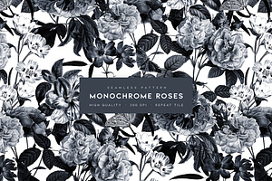 Monochrome Roses