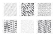 Rippled Seamless Patterns v.2, a Pattern Graphic by Curly_Pat (Thumbnail 3 of 7)