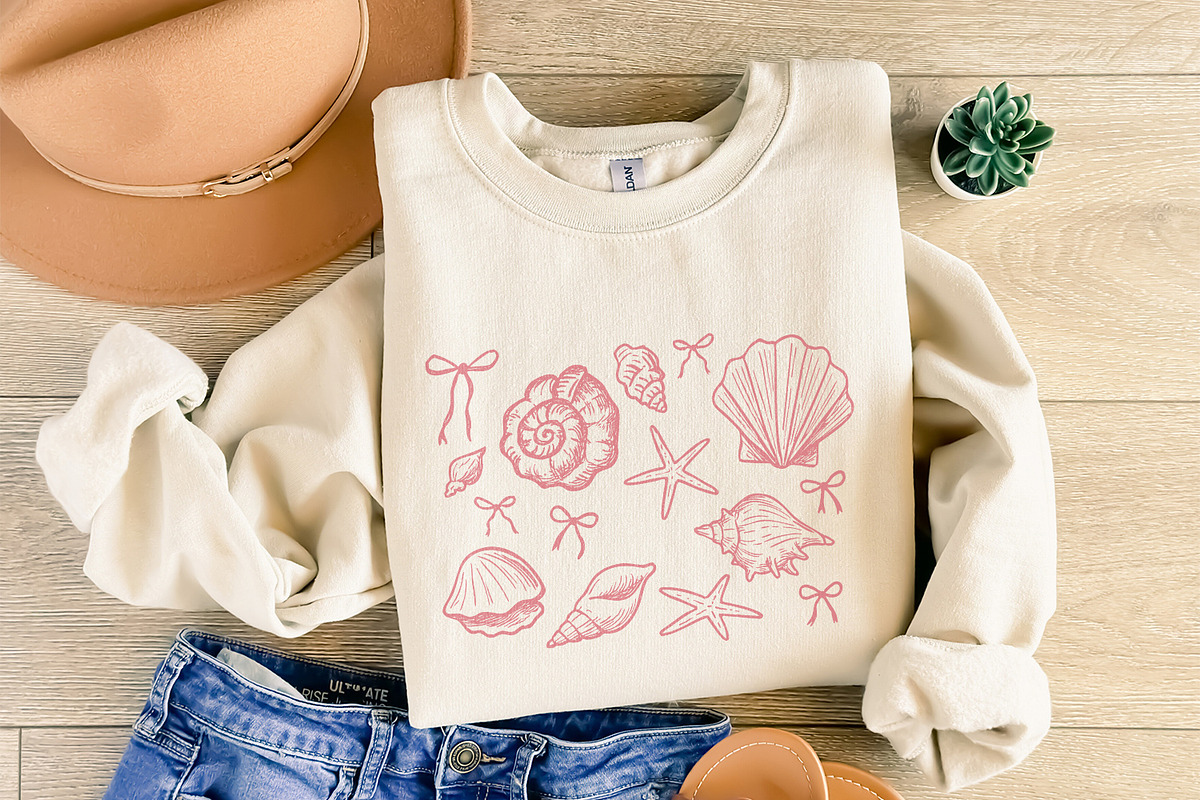 Coquette Seashell PNG, Beach Png, an Illustration by SharpMarketplace (Photo 8 of 9)