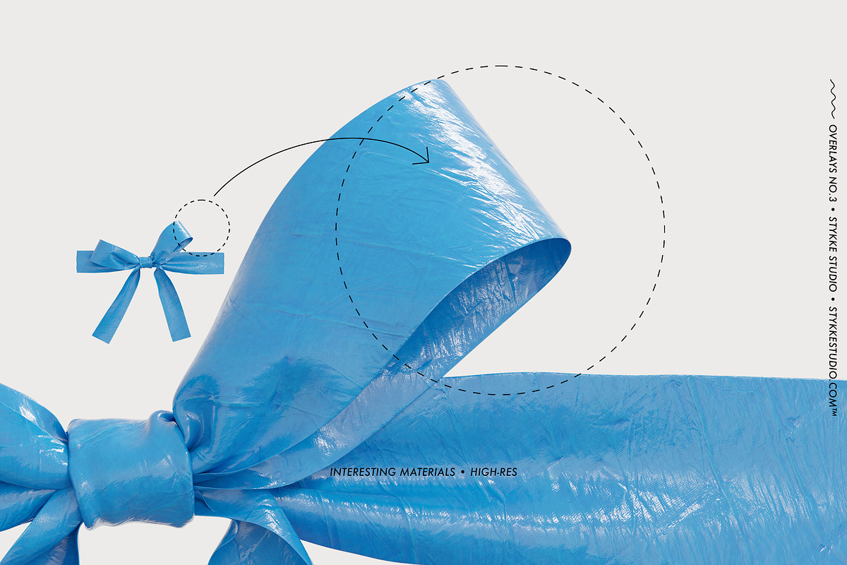 BOW & RIBBON overlay clipart mockups, an Object Graphic by Stykke Studio (Photo 8 of 10)