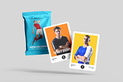 Trading Cards Mockup - 9 views, an Advertising Mockup by Illusiongraphic (Thumbnail 5 of 19)