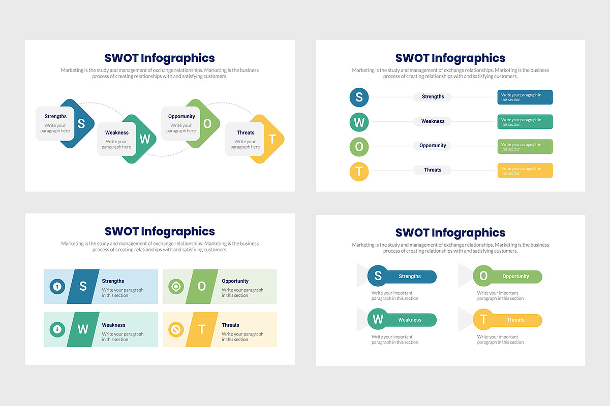 SWOT Infographics, a Presentation Template by slidequest (Photo 3 of 6)