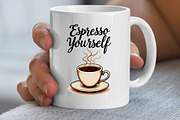 Espresso Yourself – Fun Coffee #1, an Illustration by Awieee1 (Thumbnail 3 of 4)