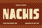 DT Nachis - Retro Sans Display, a Font by Dryy.type (Thumbnail 1 of 9)