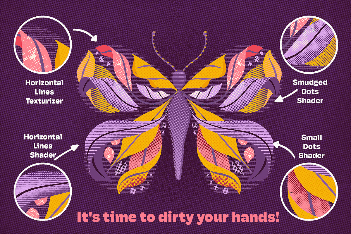 Dirty Halftones Photoshop Brush Set, a Brush Add-On by Shoutbam (Photo 2 of 11)