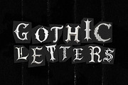 Gothic Letters, 500+ pcs PNG FONT, an Object Graphic by BORT GRAPHIC (Thumbnail 1 of 8)