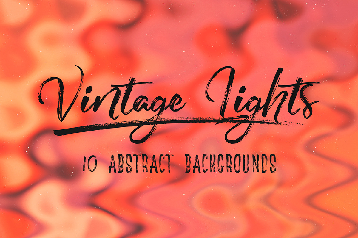 Vintage Lights: Abstract Backgrounds, a Texture Graphic by Gromov Design (Photo 1 of 5)