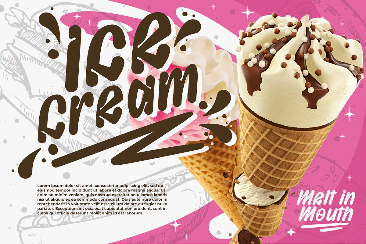 Bhiver - Bubble Font, a Sans Serif Font by Maculinc Type (Photo 6 of 9)