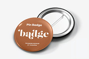 Pin Badge Mock-up, a Merchandise Mockup by zippypixelstudio (Thumbnail 10 of 16)