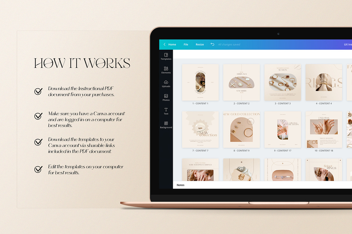 Jewelry Instagram Templates | CANVA, a Social Media Template by Wildnun Studio (Photo 22 of 26)