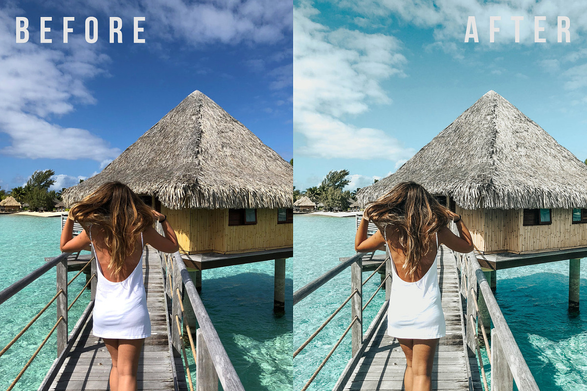 Mobile Lightoom Preset TROPICAL preview 2