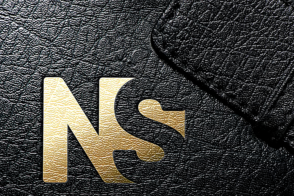 Leather Logo Mockup Black and Gold, a Branding & Logo Template by PaperMoon (Photo 1 of 3)