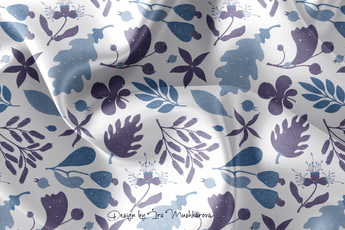Wind. Botanical seamless pattern, a Pattern Graphic by Marta & Livonka (Photo 7 of 10)