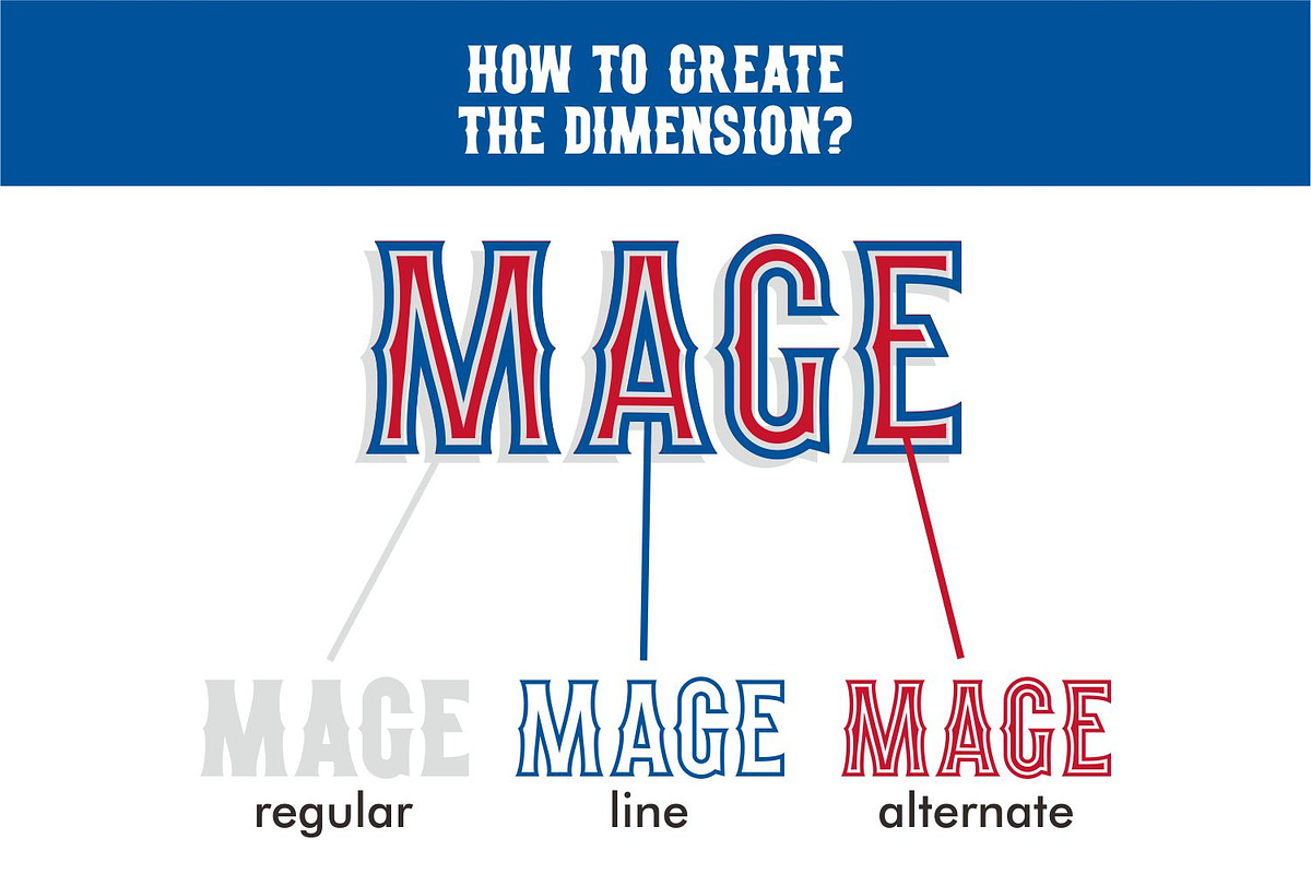 Thunder Mage Display Retro Font, a Symbol Font by WhymoreArt (Photo 2 of 12)
