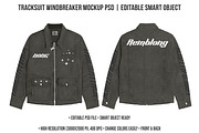 Vintage y2k Jacket Mockup PSD, a Hoody Mockup by std.badboy (Thumbnail 1 of 4)