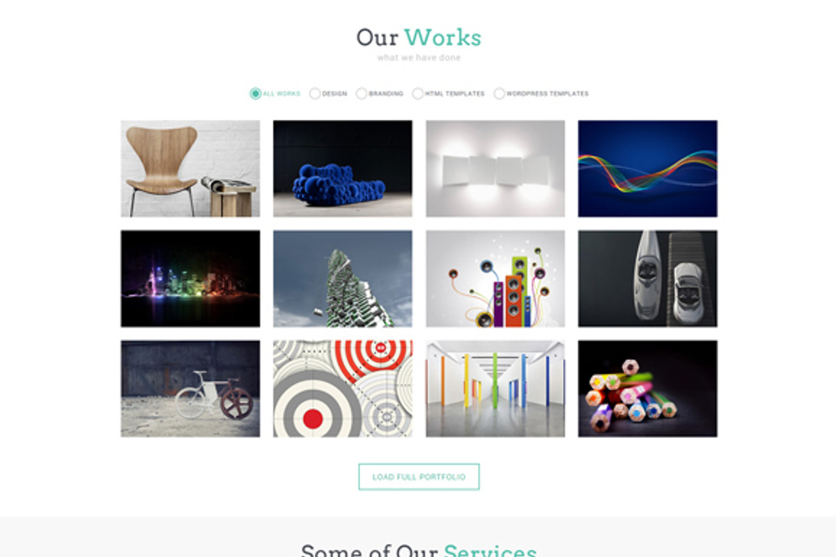 FlyCreative - One Page HTML Template, a HTML Template by FlyTemplates.com (Photo 3 of 8)