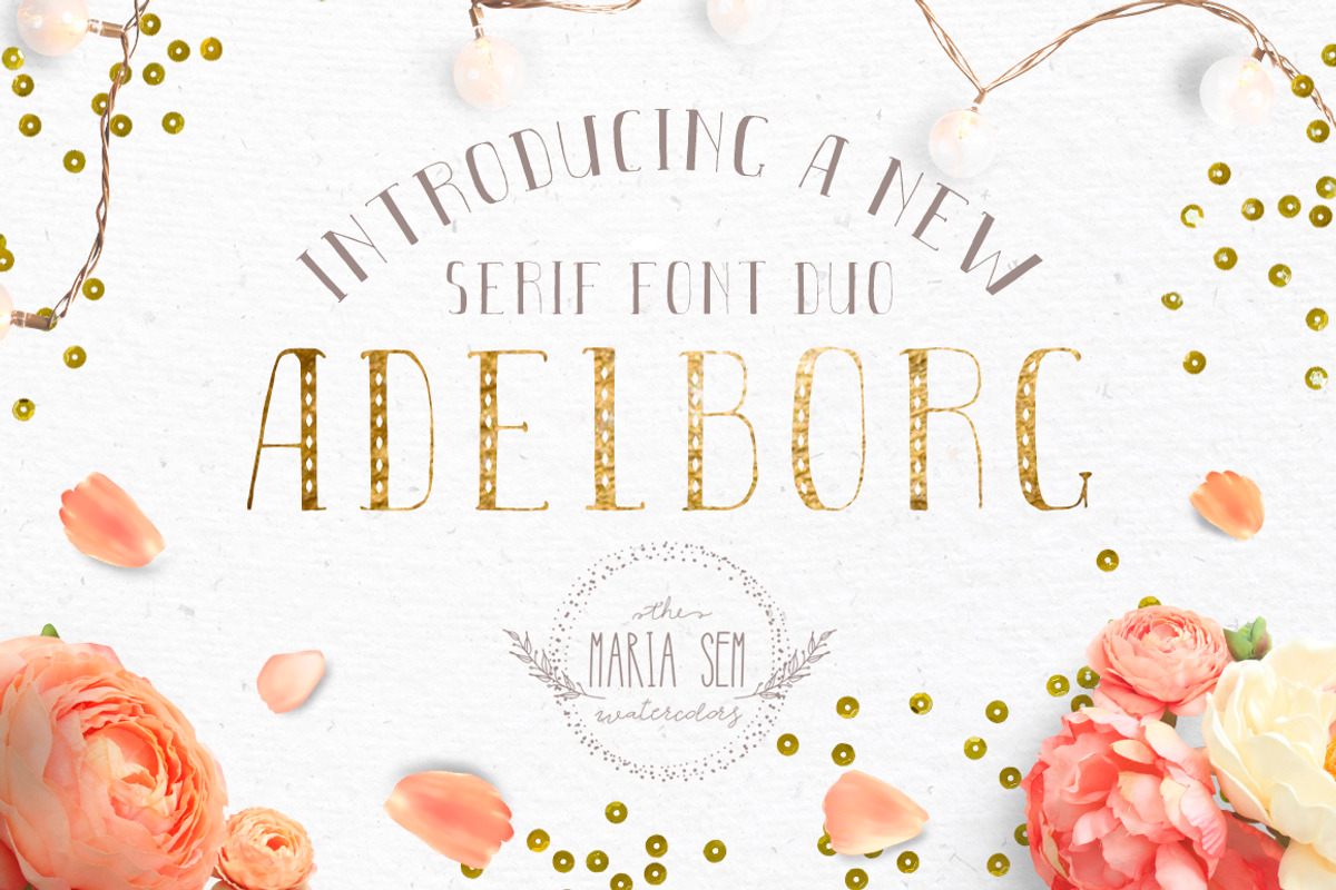 Adelborg font duo