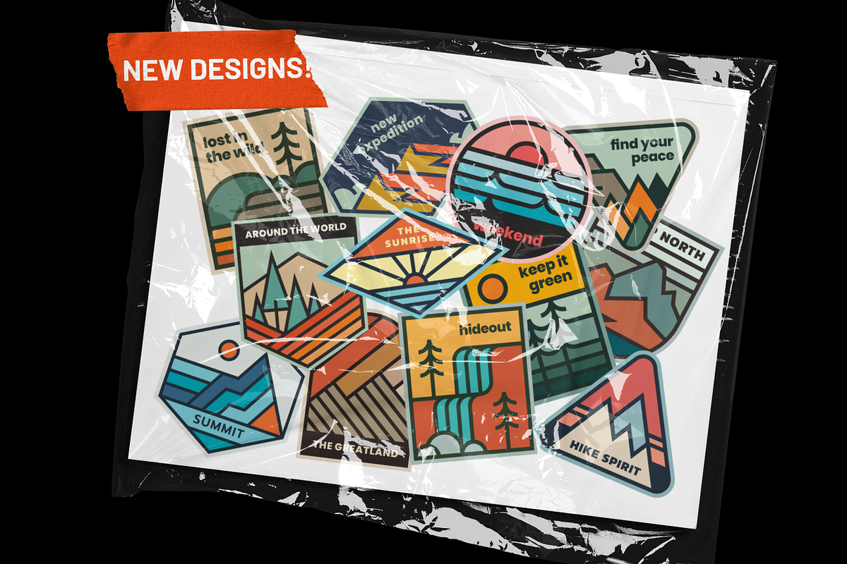Adventure Badge Pack + Bonus, an Illustration by Firowerk (Photo 7 of 12)