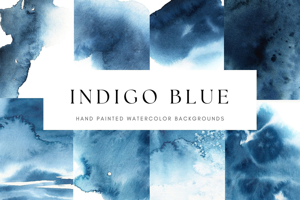 Indigo Blue abstract backgrounds, a Texture Graphic by Kolorata Art (Photo 1 of 5)
