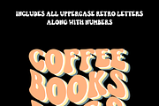 rainbow cloud - a groovy retro font, a Handwritten Font by OnTheSpotStudio (Thumbnail 5 of 5)