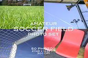 Amateur Soccer Field Photo Set