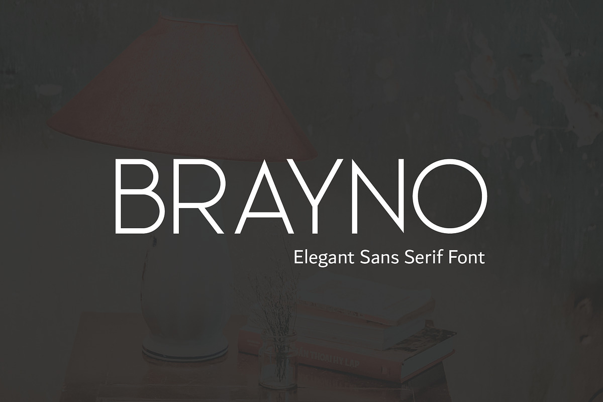 Brayno | Modern Sans Serif Font, a Sans Serif Font by Artdez (Photo 1 of 4)