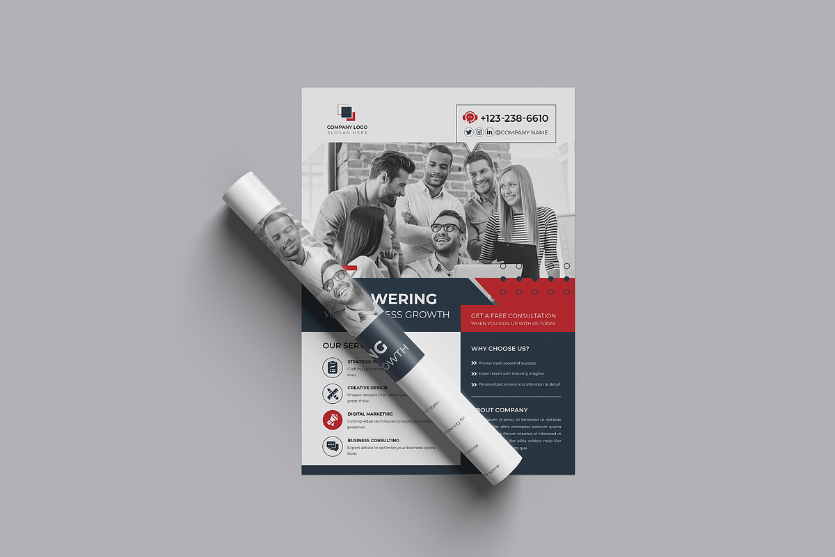 Flyer Template | Canva | Word, a Flyer Template by Template Zone (Photo 4 of 7)